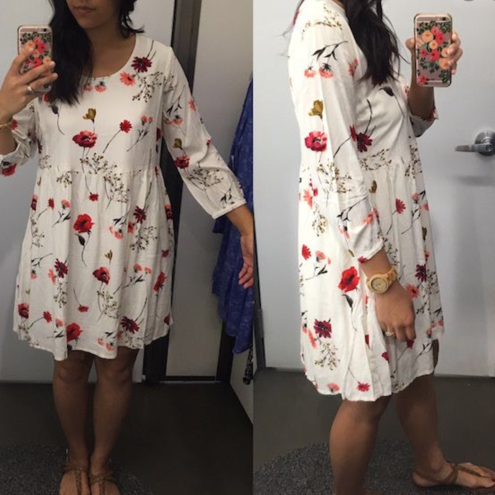 Old navy White Floral dress!